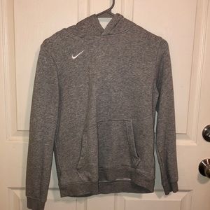 gray nike hoodie